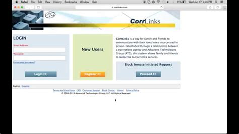 The only way to accept it, was to create a new <b>Corrlinks</b> account with this email. . Corrlinks inmate